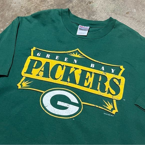 Hanes Other - Vintage (1997) Green Bay Packers T-Shirt - Hanes Heavyweight - XL